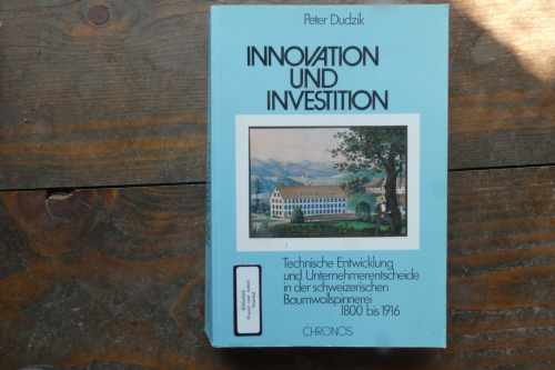 Innovation und Investition, Baumwollspinnerei 1800 bis 1916