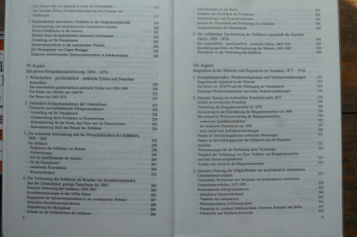 Innovation und Investition, Baumwollspinnerei 1800 bis 1916, Inhalt
