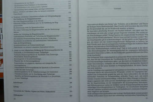 Innovation und Investition, Baumwollspinnerei 1800 bis 1916, Inhalt und Vorwort
