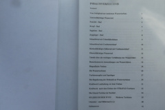 Vom Schöpfrad zur modernen Wasserturbine, Inhalt