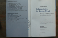 Industriekultur im Kanton Zürich,  Routen, Branchen und Meta