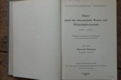 Führer durch die schweizerische Wasser- und Elektrizitätswirtschaft. Titelseite