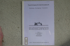 Textilmschinenmuseum. Empfang, Rundgang, Texttafeln. Band 3, Mai 1994